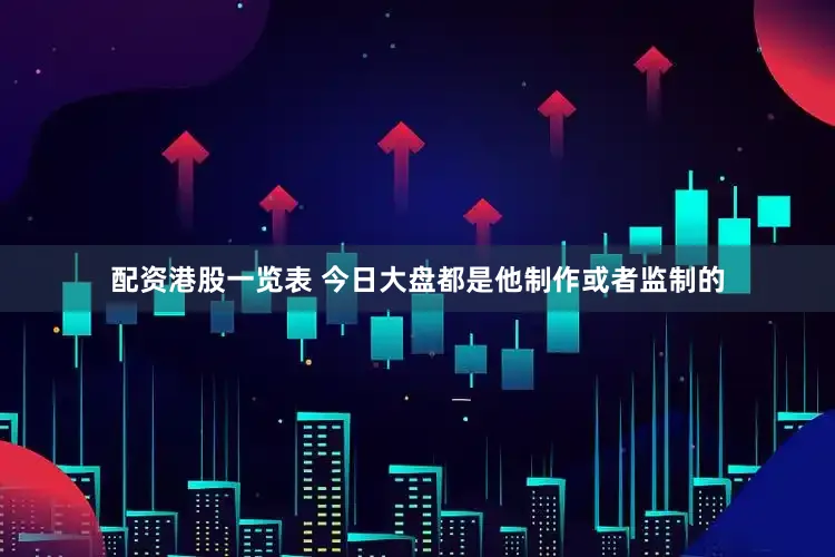配资港股一览表 今日大盘都是他制作或者监制的